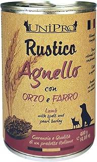 Unipro Cane Rustico Agnello Orzo E Farro 400 Gr 24x